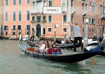 Grand Canal by gondola with commentary